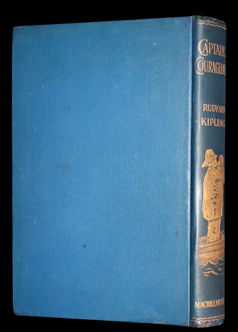 1897 Rare First Edition - CAPTAINS COURAGEOUS. A Story of the Grand Banks by Rudyard Kipling. Illustrated.