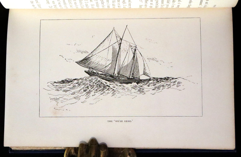 1897 Rare First Edition - CAPTAINS COURAGEOUS. A Story of the Grand Banks by Rudyard Kipling. Illustrated.