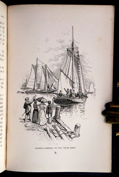 1897 Rare First Edition - CAPTAINS COURAGEOUS. A Story of the Grand Banks by Rudyard Kipling. Illustrated.