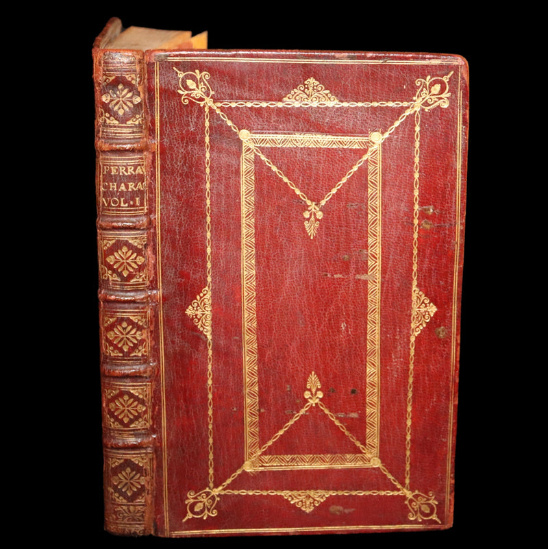 1704 Scarce First English Edition ~ Charles Perrault, Characters Historical and Panegyrical of the Greatest Men that have appeared in France. Volume I.