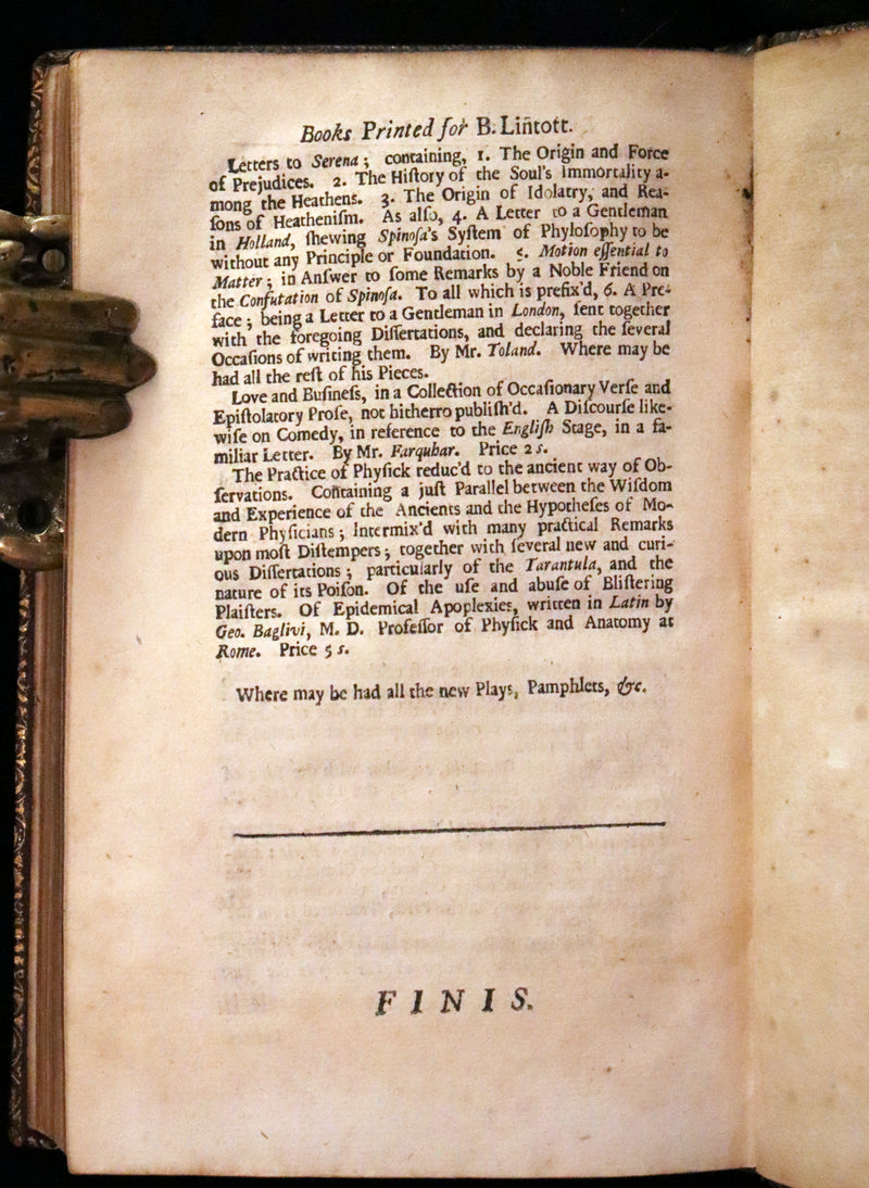 1704 Scarce First English Edition ~ Charles Perrault, Characters Historical and Panegyrical of the Greatest Men that have appeared in France. Volume I.