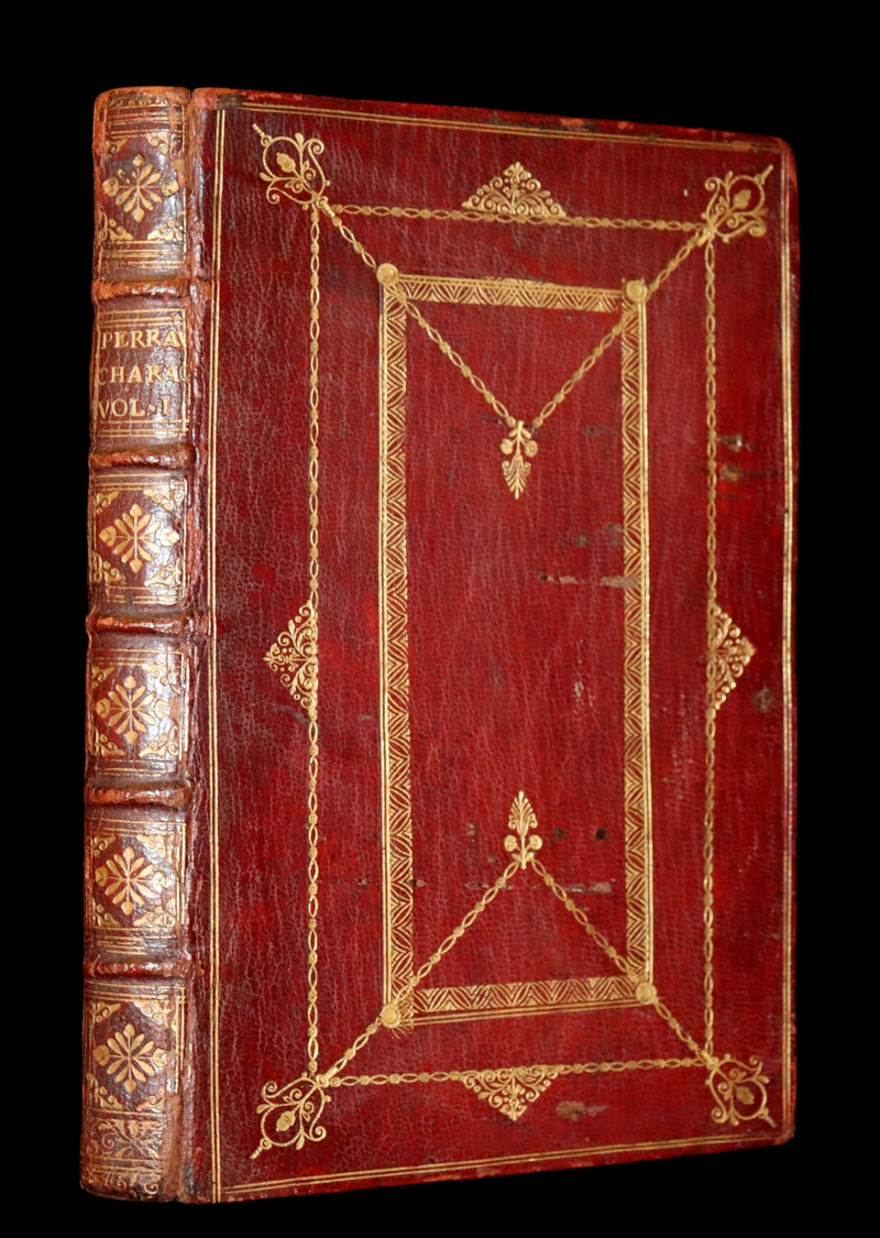 1704 Scarce First English Edition ~ Charles Perrault, Characters Historical and Panegyrical of the Greatest Men that have appeared in France. Volume I.