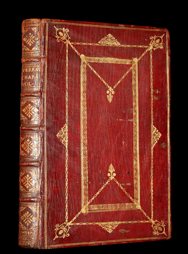 1704 Scarce First English Edition ~ Charles Perrault, Characters Historical and Panegyrical of the Greatest Men that have appeared in France. Volume I.