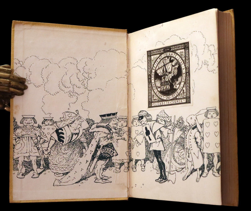 1915 Scarce First Edition - Alice's Adventures in Wonderland illustrated by Albert Edward Jackson.