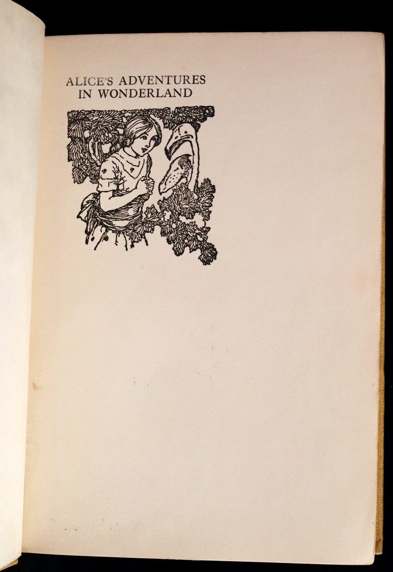 1915 Scarce First Edition - Alice's Adventures in Wonderland illustrated by Albert Edward Jackson.