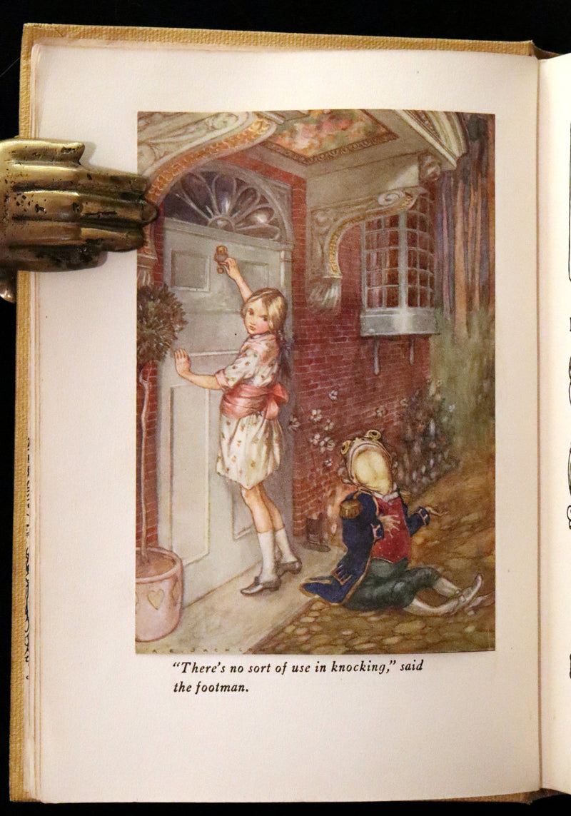 1915 Scarce First Edition - Alice's Adventures in Wonderland illustrated by Albert Edward Jackson.