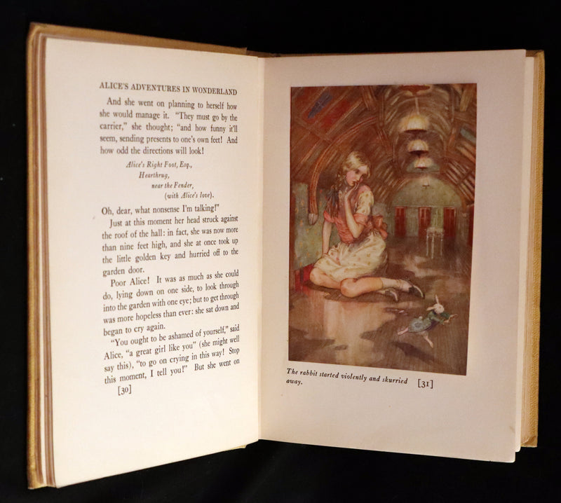 1915 Scarce First Edition - Alice's Adventures in Wonderland illustrated by Albert Edward Jackson.