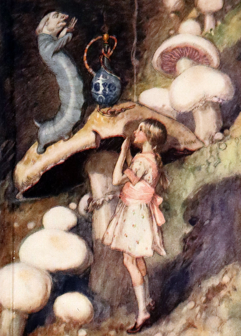 1915 Scarce First Edition - Alice's Adventures in Wonderland illustrated by Albert Edward Jackson.