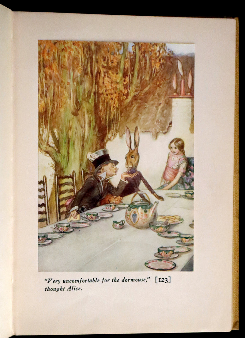 1915 Scarce First Edition - Alice's Adventures in Wonderland illustrated by Albert Edward Jackson.
