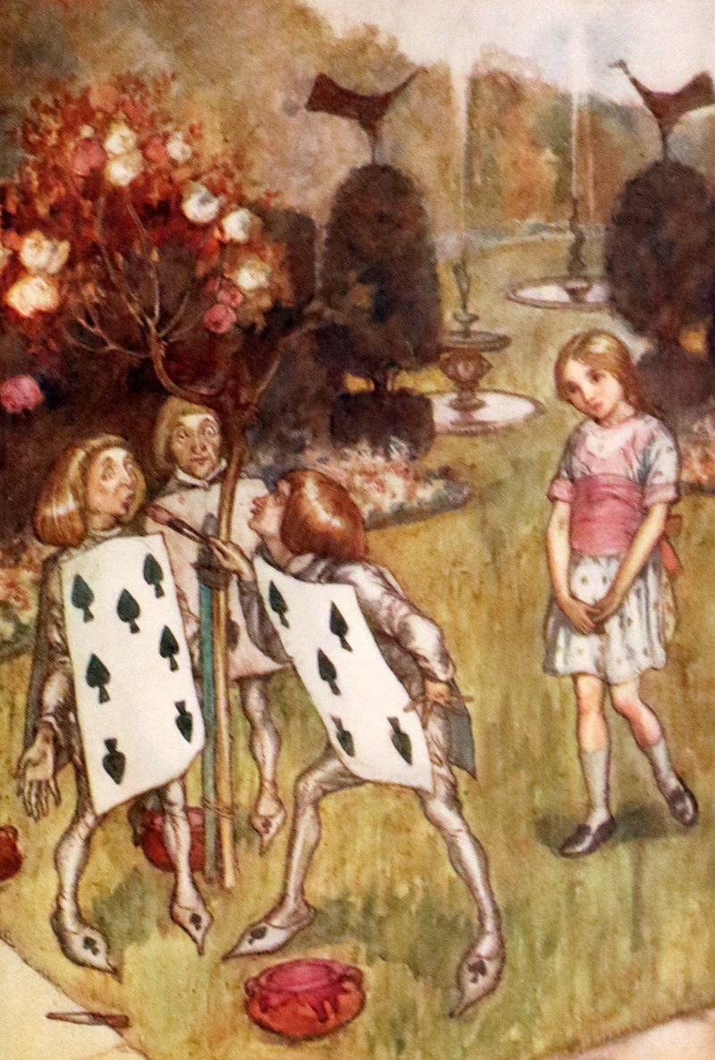 1915 Scarce First Edition - Alice's Adventures in Wonderland illustrated by Albert Edward Jackson.