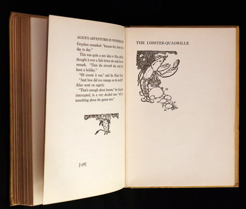 1915 Scarce First Edition - Alice's Adventures in Wonderland illustrated by Albert Edward Jackson.