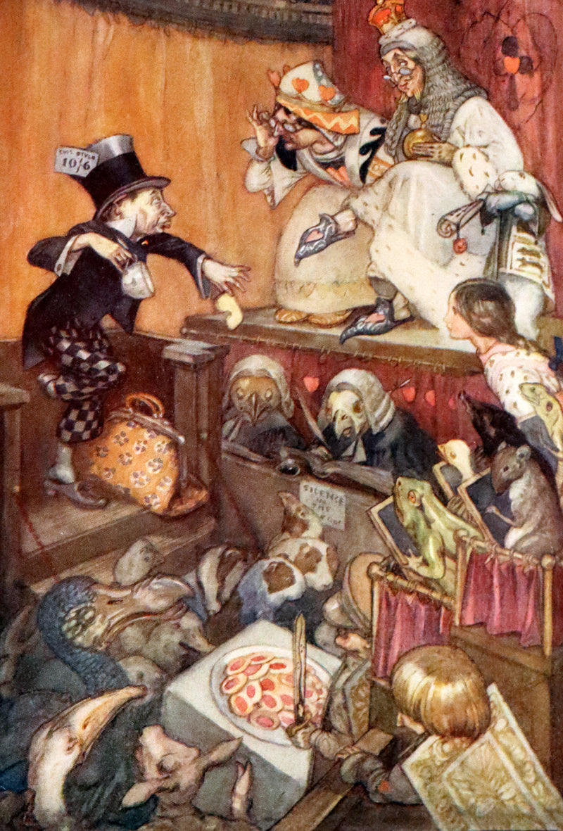 1915 Scarce First Edition - Alice's Adventures in Wonderland illustrated by Albert Edward Jackson.