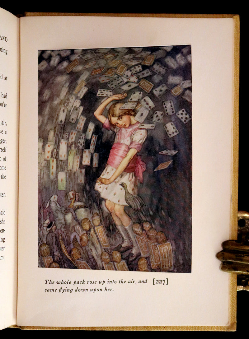 1915 Scarce First Edition - Alice's Adventures in Wonderland illustrated by Albert Edward Jackson.