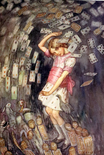 1915 Scarce First Edition - Alice's Adventures in Wonderland illustrated by Albert Edward Jackson.