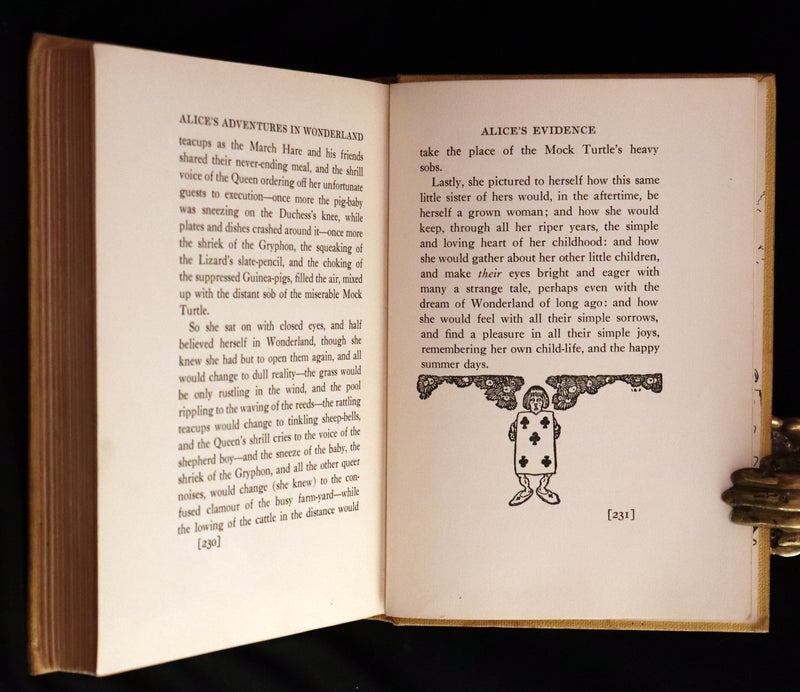 1915 Scarce First Edition - Alice's Adventures in Wonderland illustrated by Albert Edward Jackson.