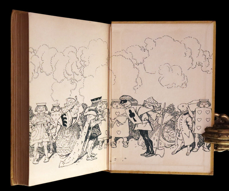 1915 Scarce First Edition - Alice's Adventures in Wonderland illustrated by Albert Edward Jackson.