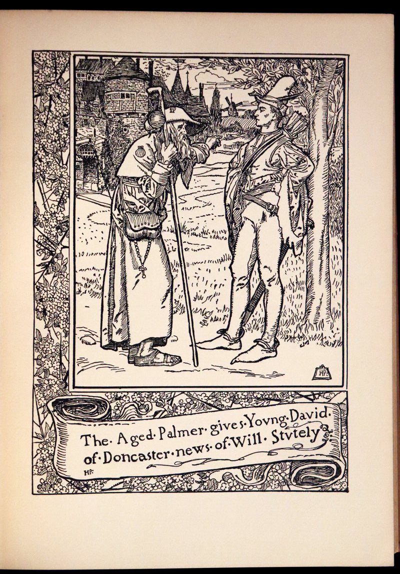 1909 Rare Book - The Merry Adventures of ROBIN HOOD illustrated by Howard Pyle.