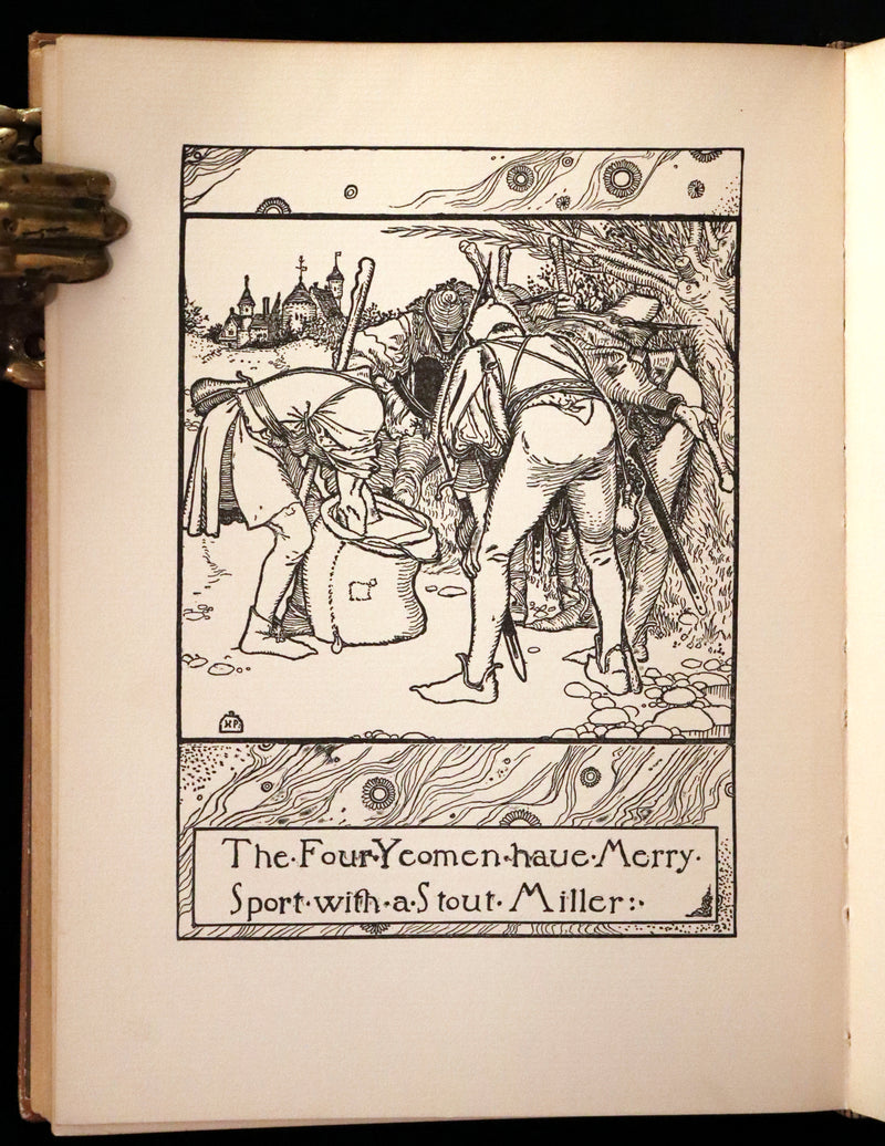 1909 Rare Book - The Merry Adventures of ROBIN HOOD illustrated by Howard Pyle.