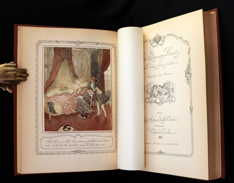 1910 Rare First Edition - EDMUND DULAC'S SLEEPING BEAUTY and Other Fairy Tales. Illustrated.