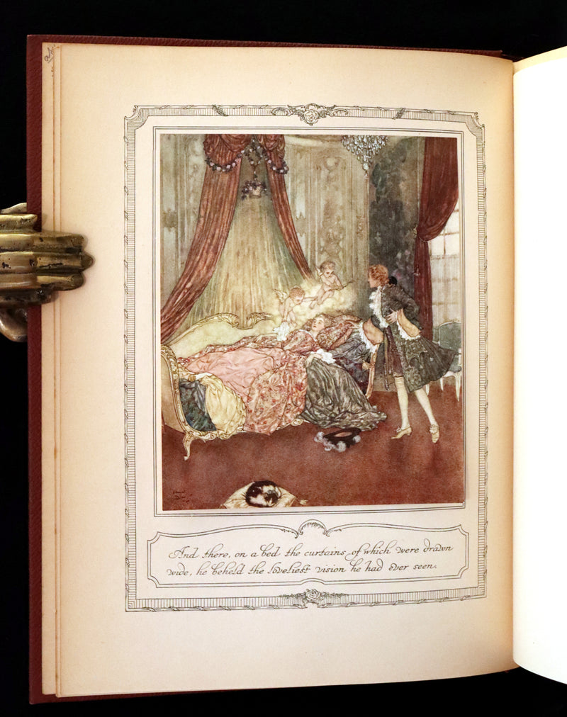 1910 Rare First Edition - EDMUND DULAC'S SLEEPING BEAUTY and Other Fairy Tales. Illustrated.