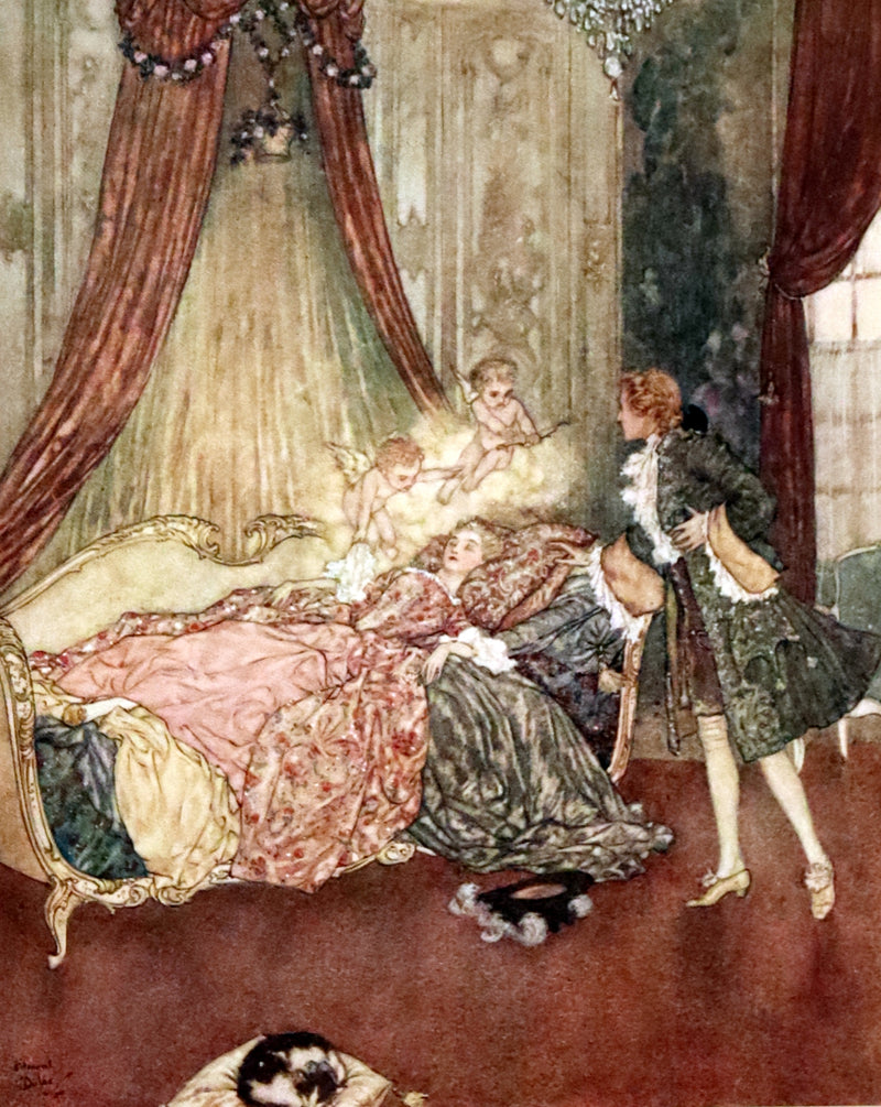 1910 Rare First Edition - EDMUND DULAC'S SLEEPING BEAUTY and Other Fairy Tales. Illustrated.