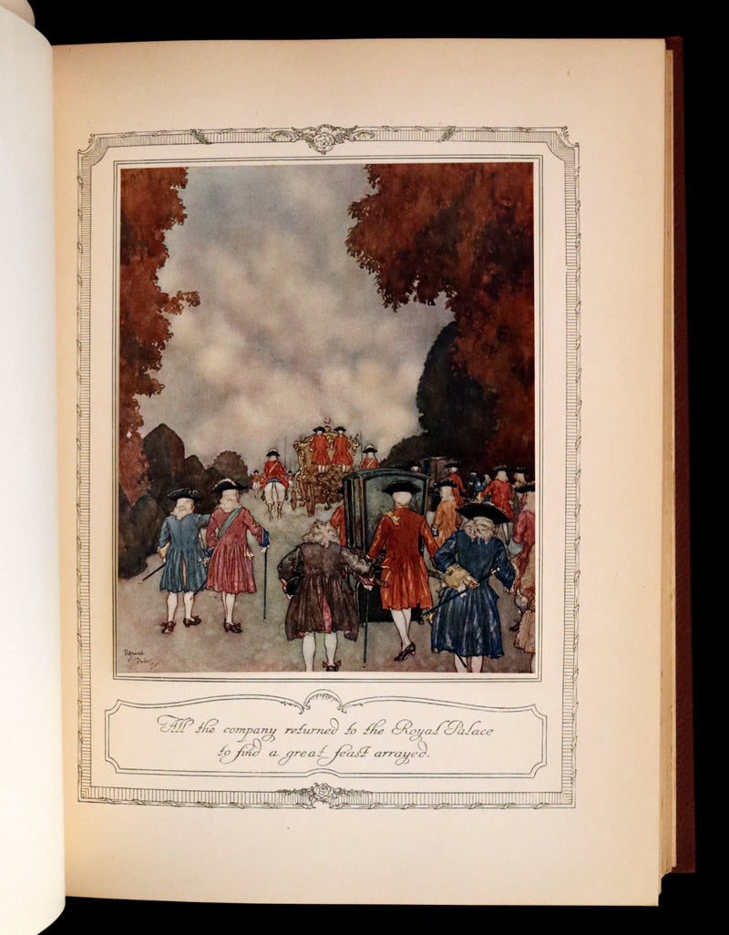 1910 Rare First Edition - EDMUND DULAC'S SLEEPING BEAUTY and Other Fairy Tales. Illustrated.