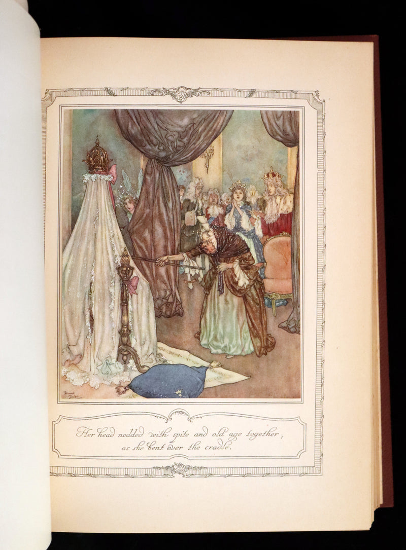 1910 Rare First Edition - EDMUND DULAC'S SLEEPING BEAUTY and Other Fairy Tales. Illustrated.