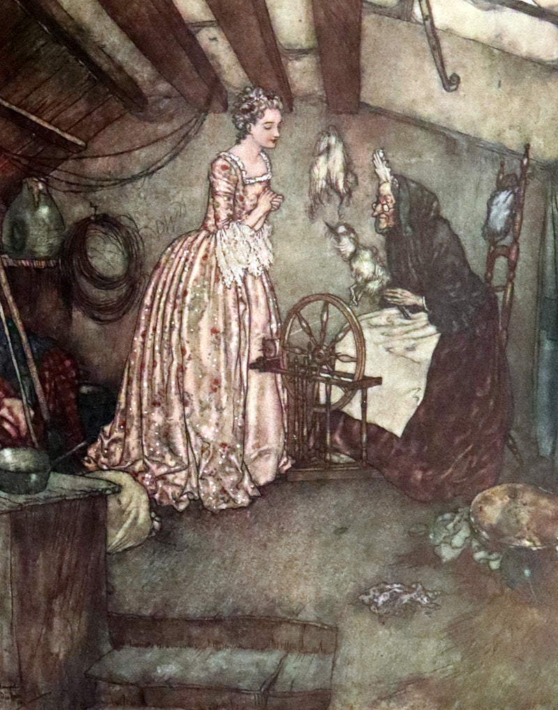 1910 Rare First Edition - EDMUND DULAC'S SLEEPING BEAUTY and Other Fairy Tales. Illustrated.