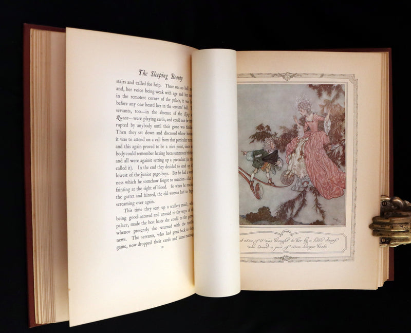 1910 Rare First Edition - EDMUND DULAC'S SLEEPING BEAUTY and Other Fairy Tales. Illustrated.