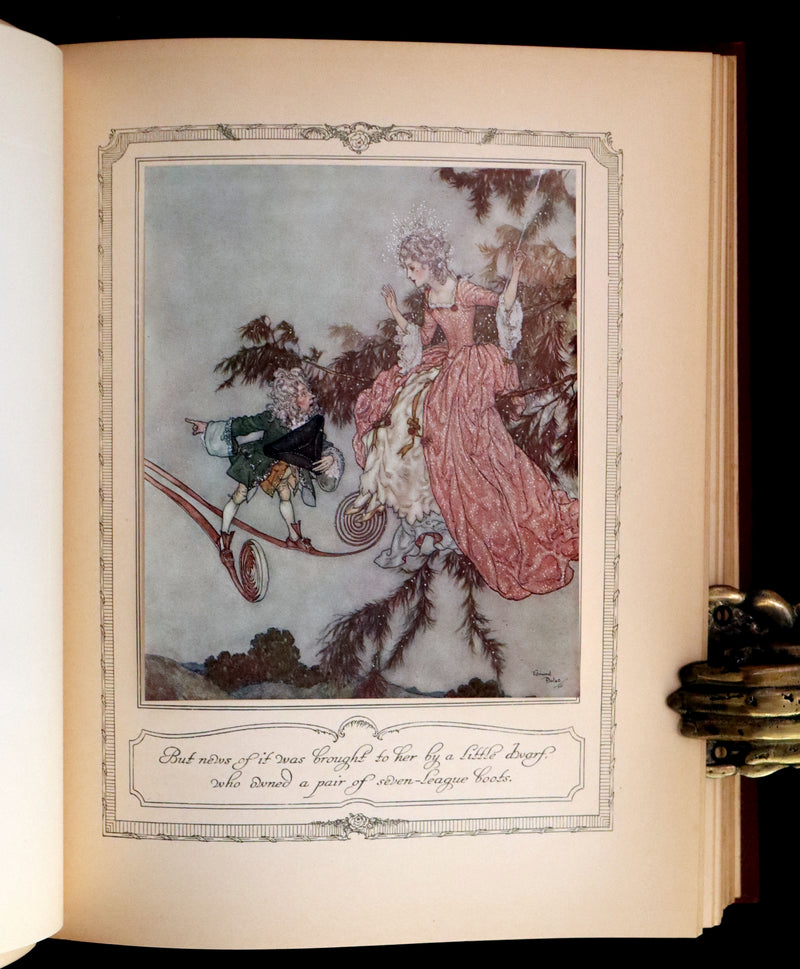 1910 Rare First Edition - EDMUND DULAC'S SLEEPING BEAUTY and Other Fairy Tales. Illustrated.