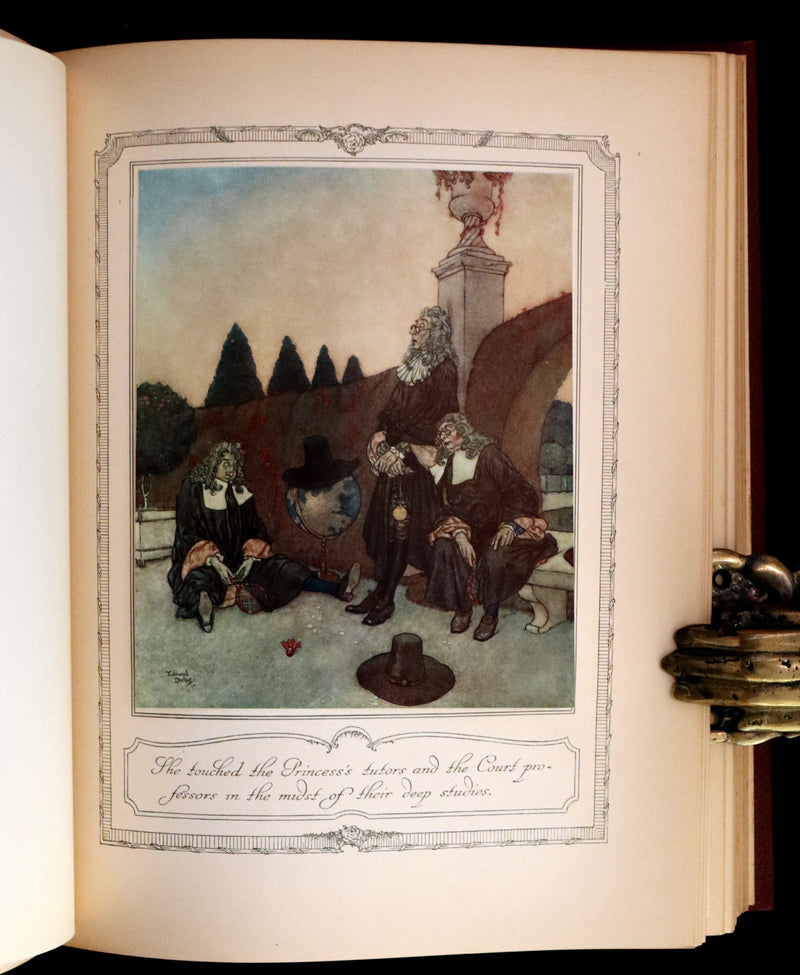 1910 Rare First Edition - EDMUND DULAC'S SLEEPING BEAUTY and Other Fairy Tales. Illustrated.