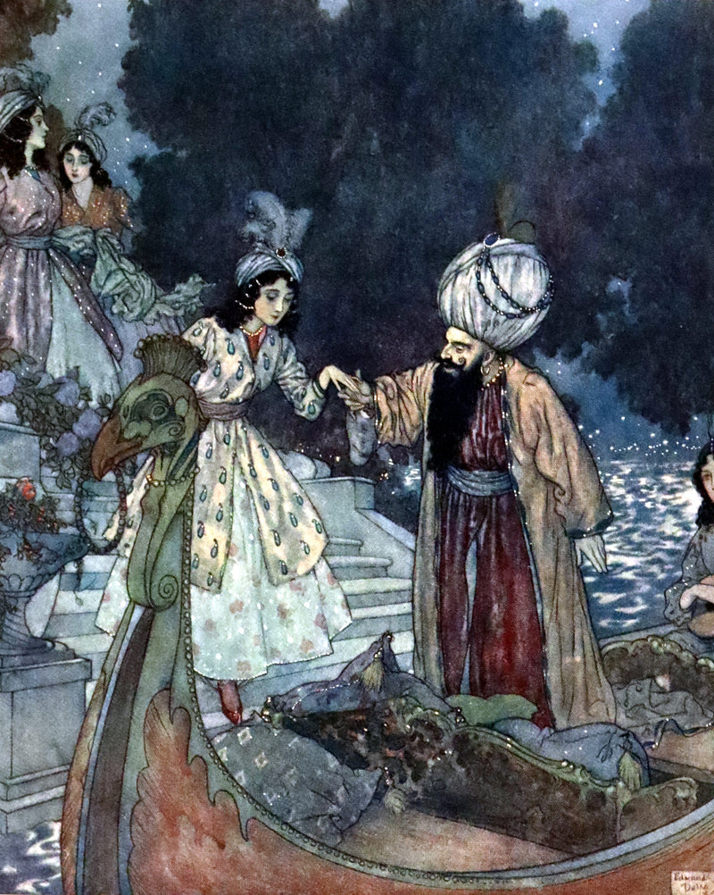 1910 Rare First Edition - EDMUND DULAC'S SLEEPING BEAUTY and Other Fairy Tales. Illustrated.