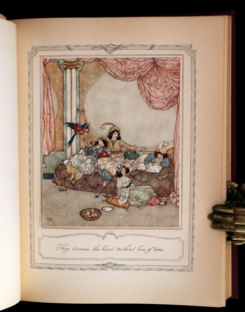 1910 Rare First Edition - EDMUND DULAC'S SLEEPING BEAUTY and Other Fairy Tales. Illustrated.