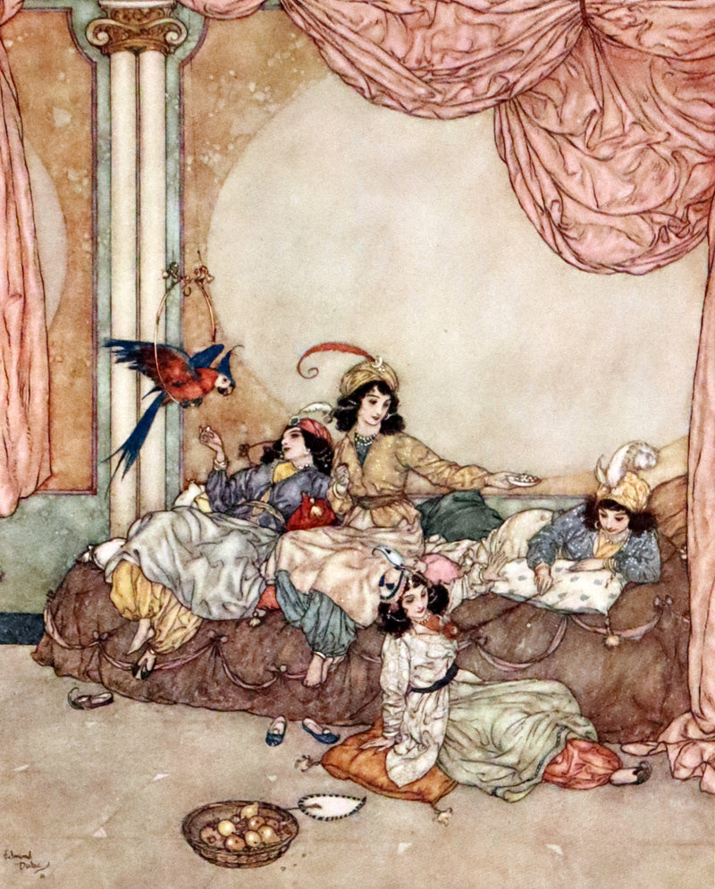 1910 Rare First Edition - EDMUND DULAC'S SLEEPING BEAUTY and Other Fairy Tales. Illustrated.