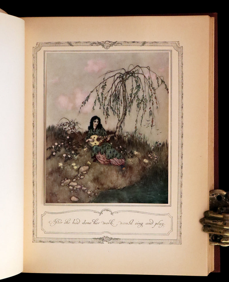 1910 Rare First Edition - EDMUND DULAC'S SLEEPING BEAUTY and Other Fairy Tales. Illustrated.