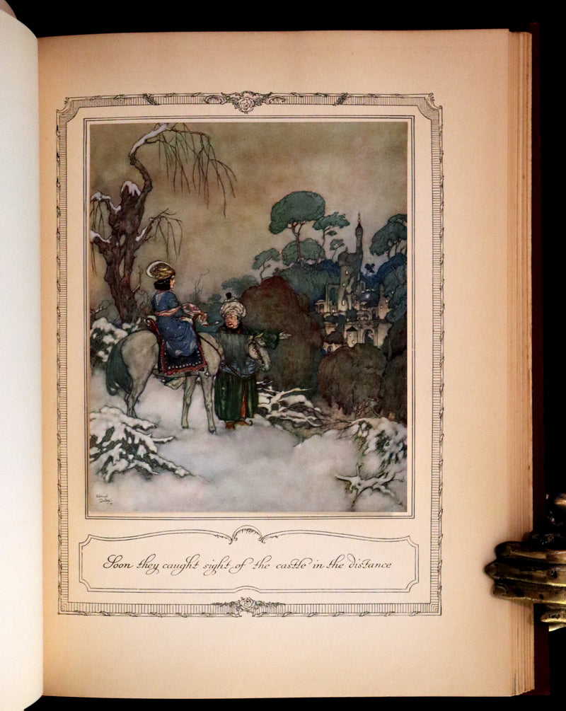 1910 Rare First Edition - EDMUND DULAC'S SLEEPING BEAUTY and Other Fairy Tales. Illustrated.