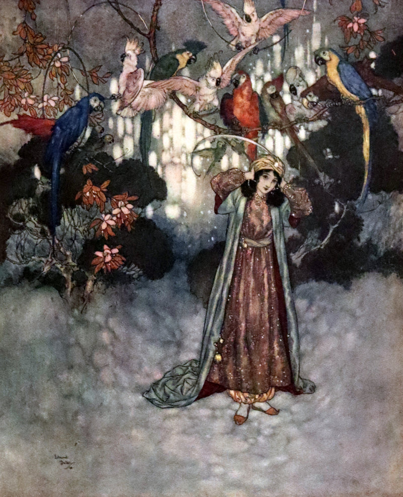 1910 Rare First Edition - EDMUND DULAC'S SLEEPING BEAUTY and Other Fairy Tales. Illustrated.