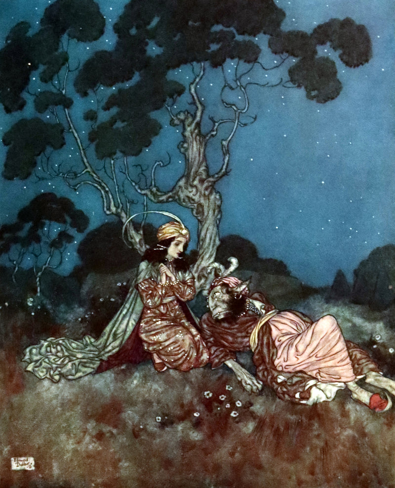 1910 Rare First Edition - EDMUND DULAC'S SLEEPING BEAUTY and Other Fairy Tales. Illustrated.