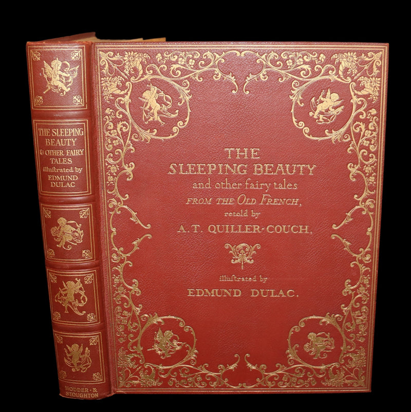 1910 Rare First Edition - EDMUND DULAC'S SLEEPING BEAUTY and Other Fairy Tales. Illustrated.