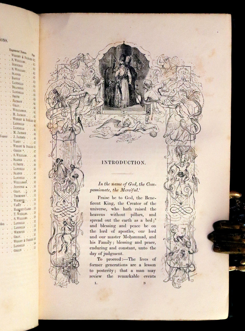 1859 Rare Book Set - The Thousand & One Nights, ARABIAN NIGHTS by Edward William Lane.