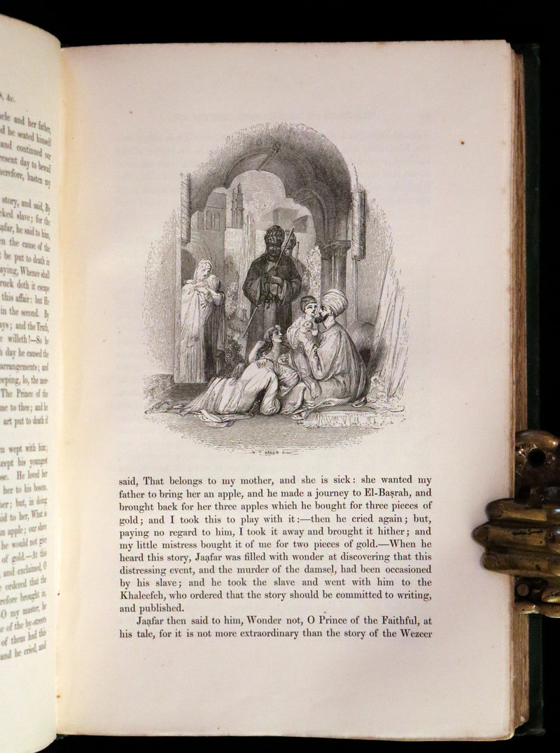 1859 Rare Book Set - The Thousand & One Nights, ARABIAN NIGHTS by Edward William Lane.