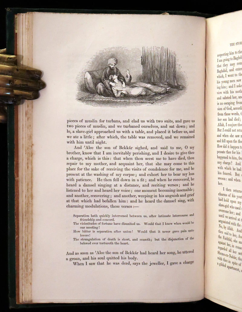 1859 Rare Book Set - The Thousand & One Nights, ARABIAN NIGHTS by Edward William Lane.