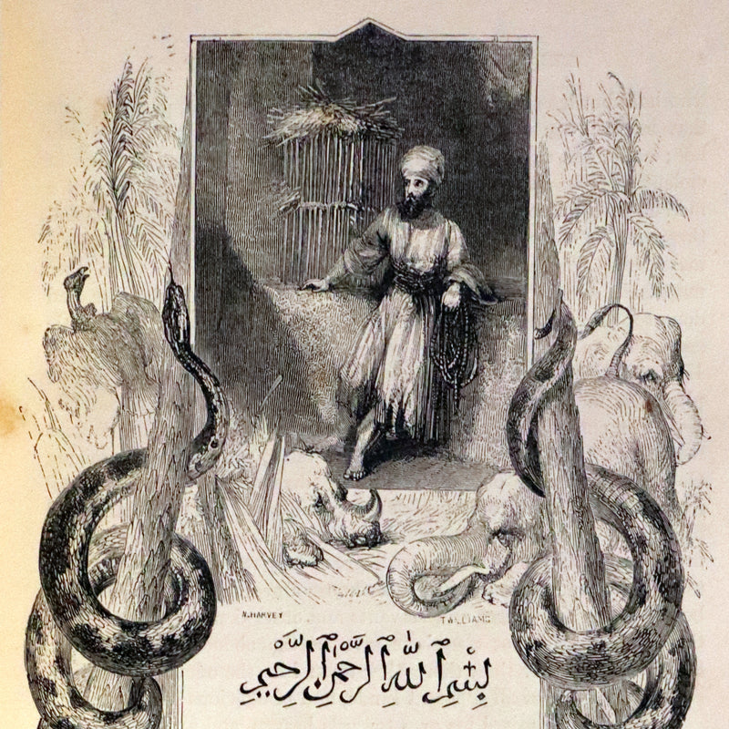 1859 Rare Book Set - The Thousand & One Nights, ARABIAN NIGHTS by Edward William Lane.