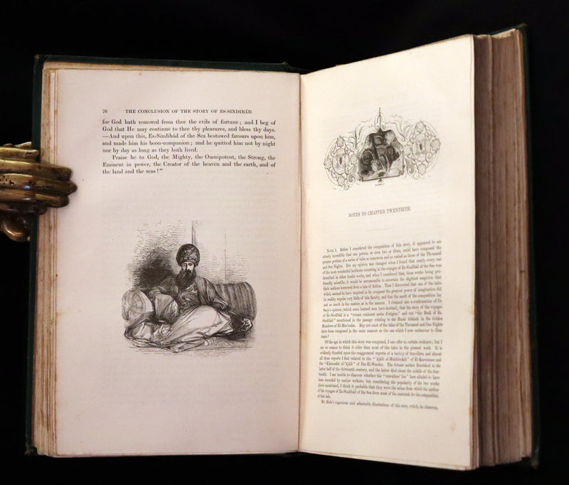 1859 Rare Book Set - The Thousand & One Nights, ARABIAN NIGHTS by Edward William Lane.