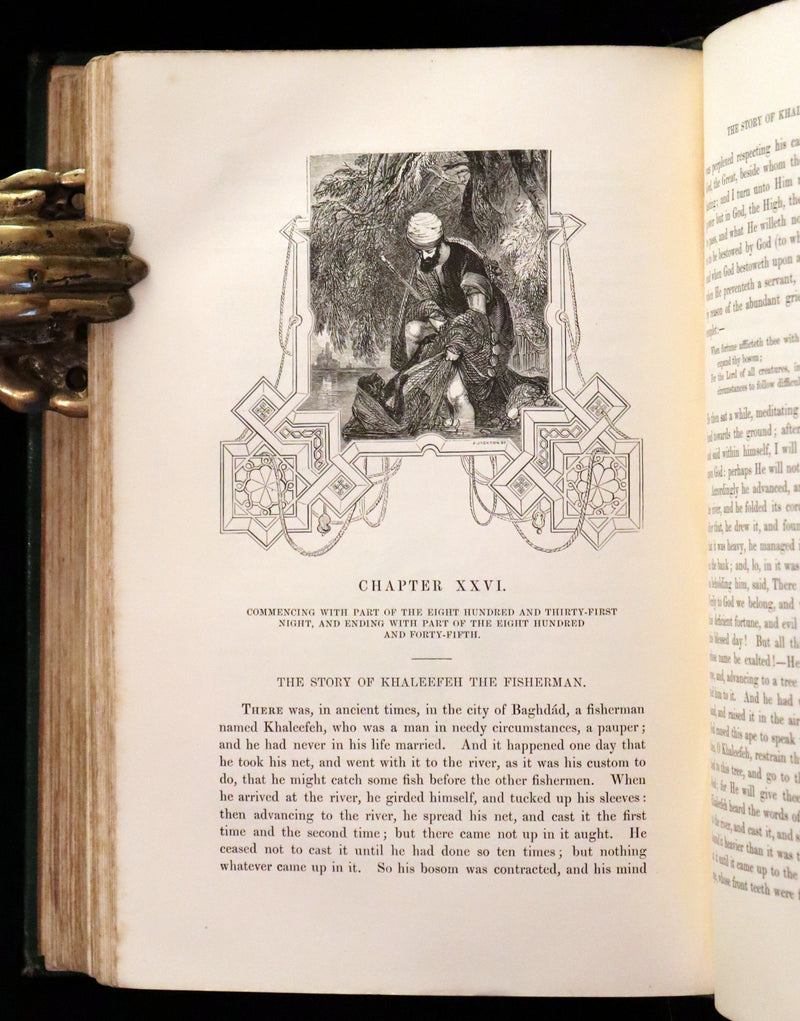 1859 Rare Book Set - The Thousand & One Nights, ARABIAN NIGHTS by Edward William Lane.