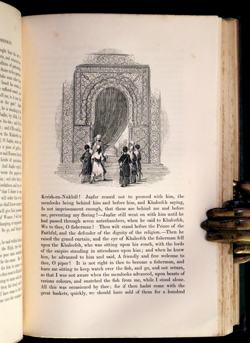 1859 Rare Book Set - The Thousand & One Nights, ARABIAN NIGHTS by Edward William Lane.