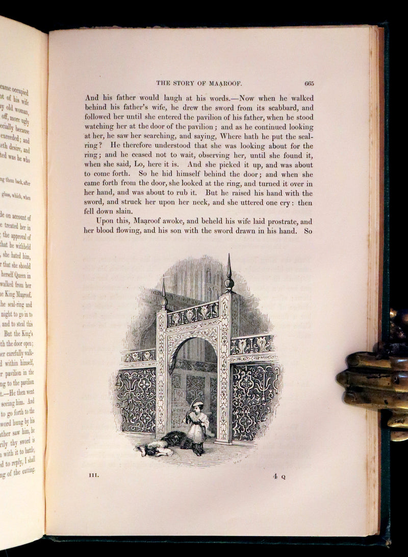 1859 Rare Book Set - The Thousand & One Nights, ARABIAN NIGHTS by Edward William Lane.