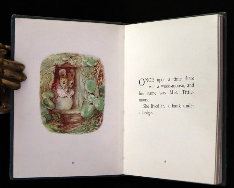1910 Rare First Edition - Beatrix Potter - The Tale of Mrs. Tittlemouse.