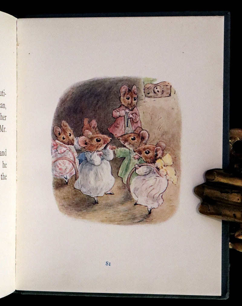 1910 Rare First Edition - Beatrix Potter - The Tale of Mrs. Tittlemouse.
