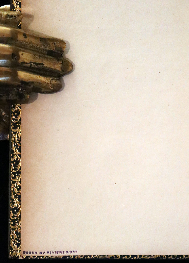 1923 Beautiful Riviere & Son Binding - Christina Rossetti's POEMS, Including Goblin Market.